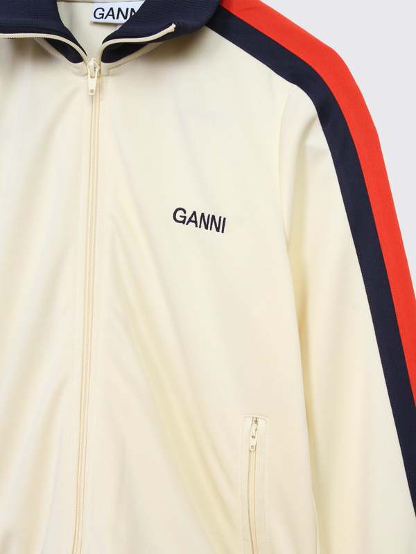 Ganni Tracksuit Zipper Jacket - Rutabaga | Garmentory