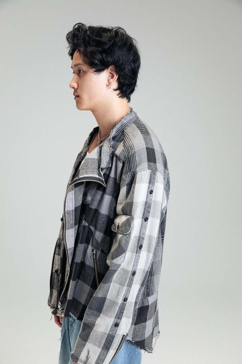 Old Park Oversized Riders Shirt - Flannel | Garmentory