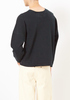 Olderbrother Black Indigo Anti Fit Crew Neck Sweatshirt  - Thumbnail 2