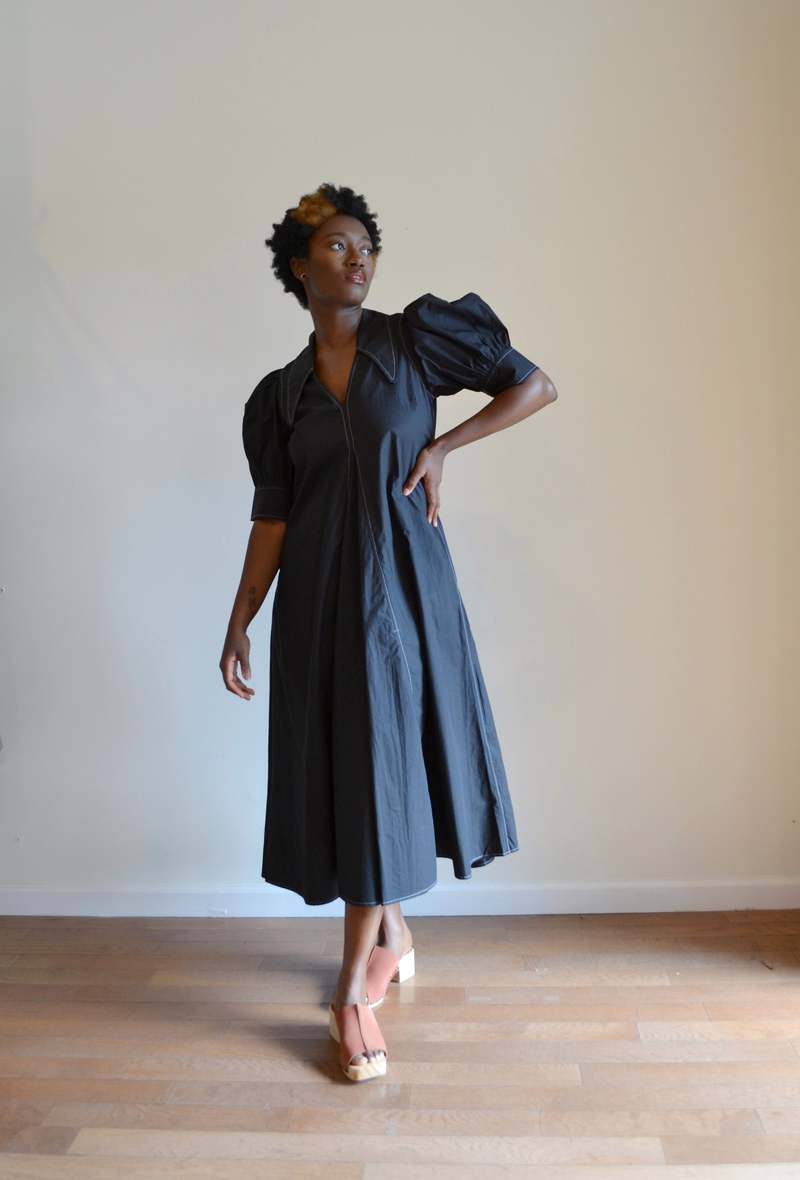 GANNI　Cotton Poplin Maxi Dress Ganni Cotton-Poplin Maxi Dress - EU 34/UK 6 | Coggles