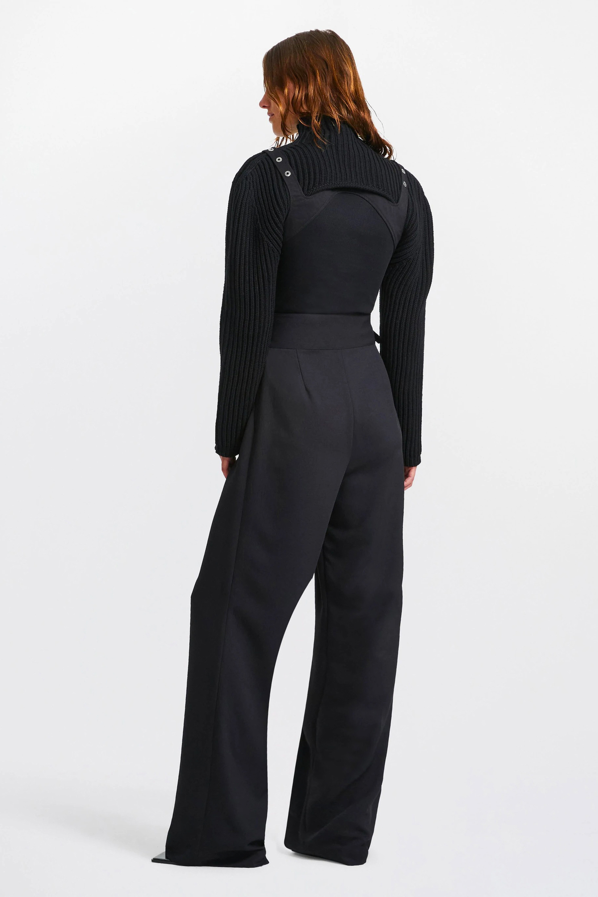 Dion Lee INTERLOCK BUCKLE PANT - Black | Garmentory