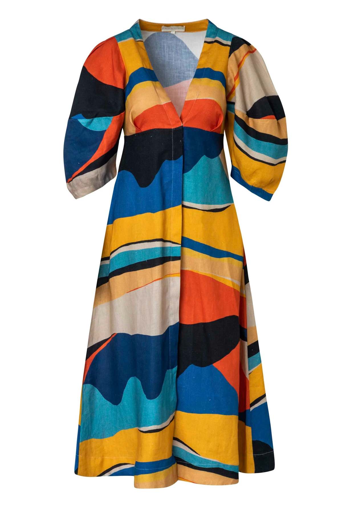 CALA DE LA CRUZ Nane Dress - Terramulti - Image 5 of 6