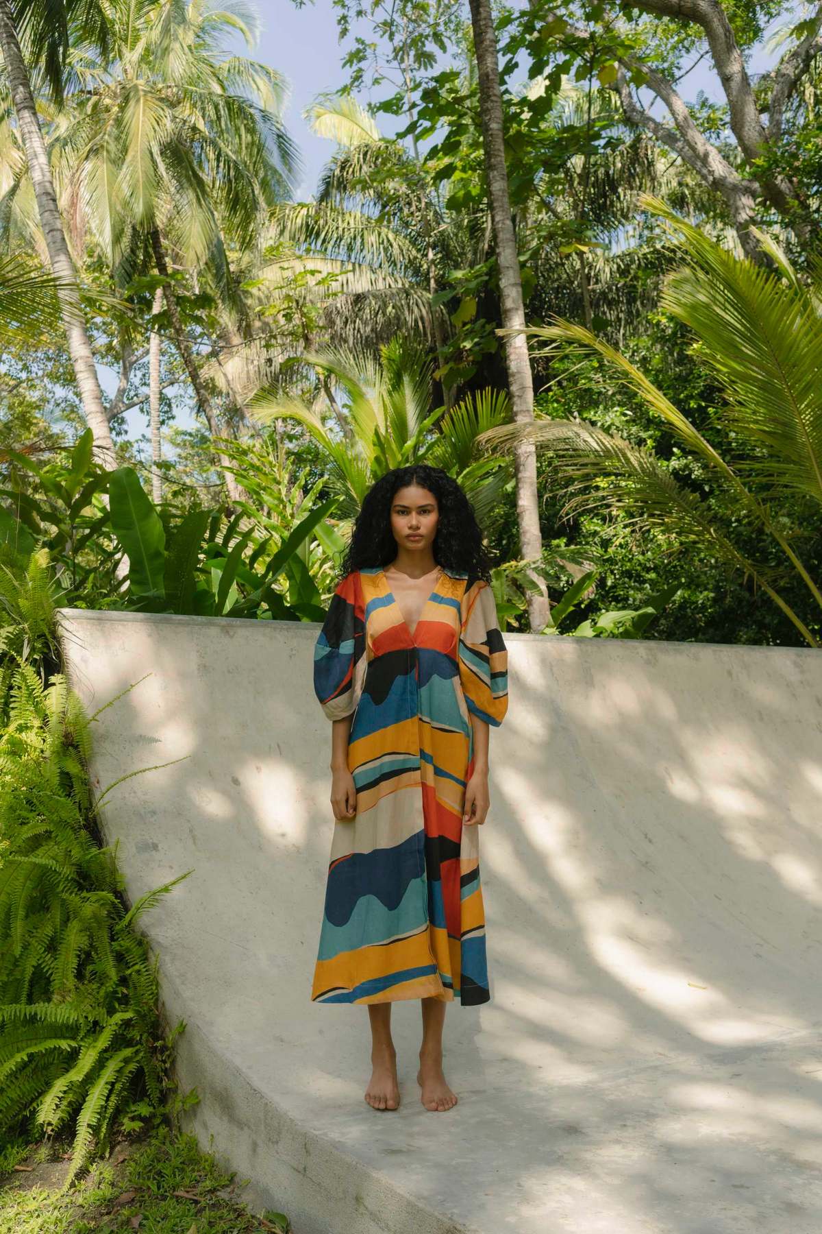 CALA DE LA CRUZ Nane Dress - Terramulti - Image 2 of 6