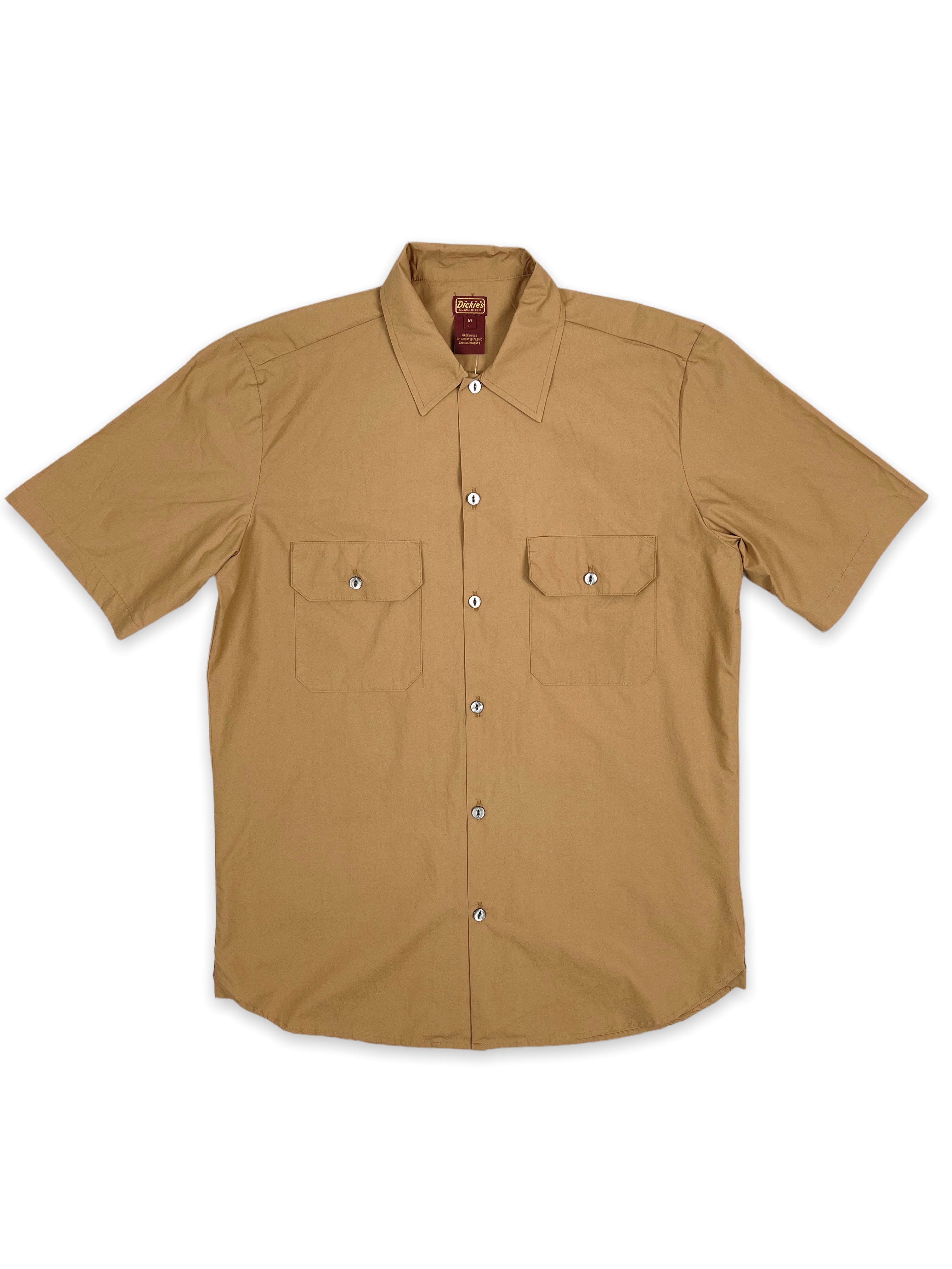 Dickies 1922 SS BUTTON UP top - brown 