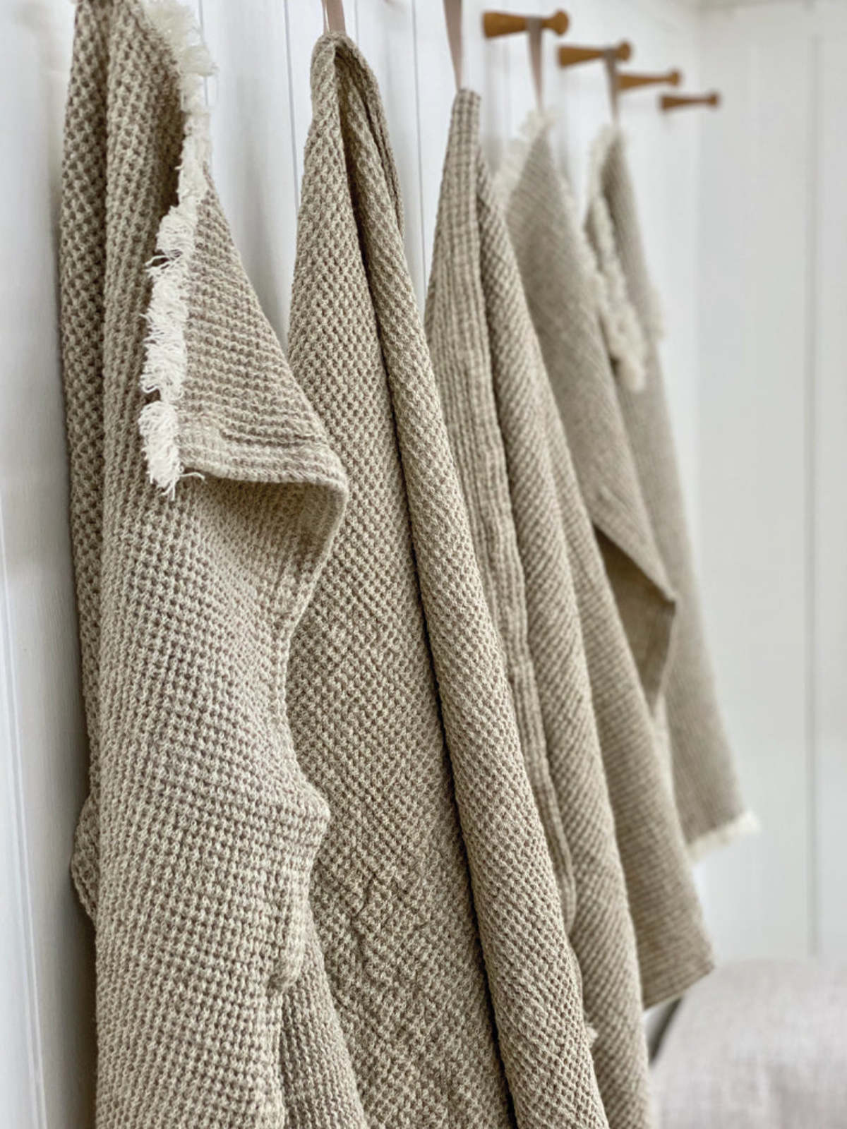 Baileys Linen Waffle Bath Towel - Natural | Garmentory