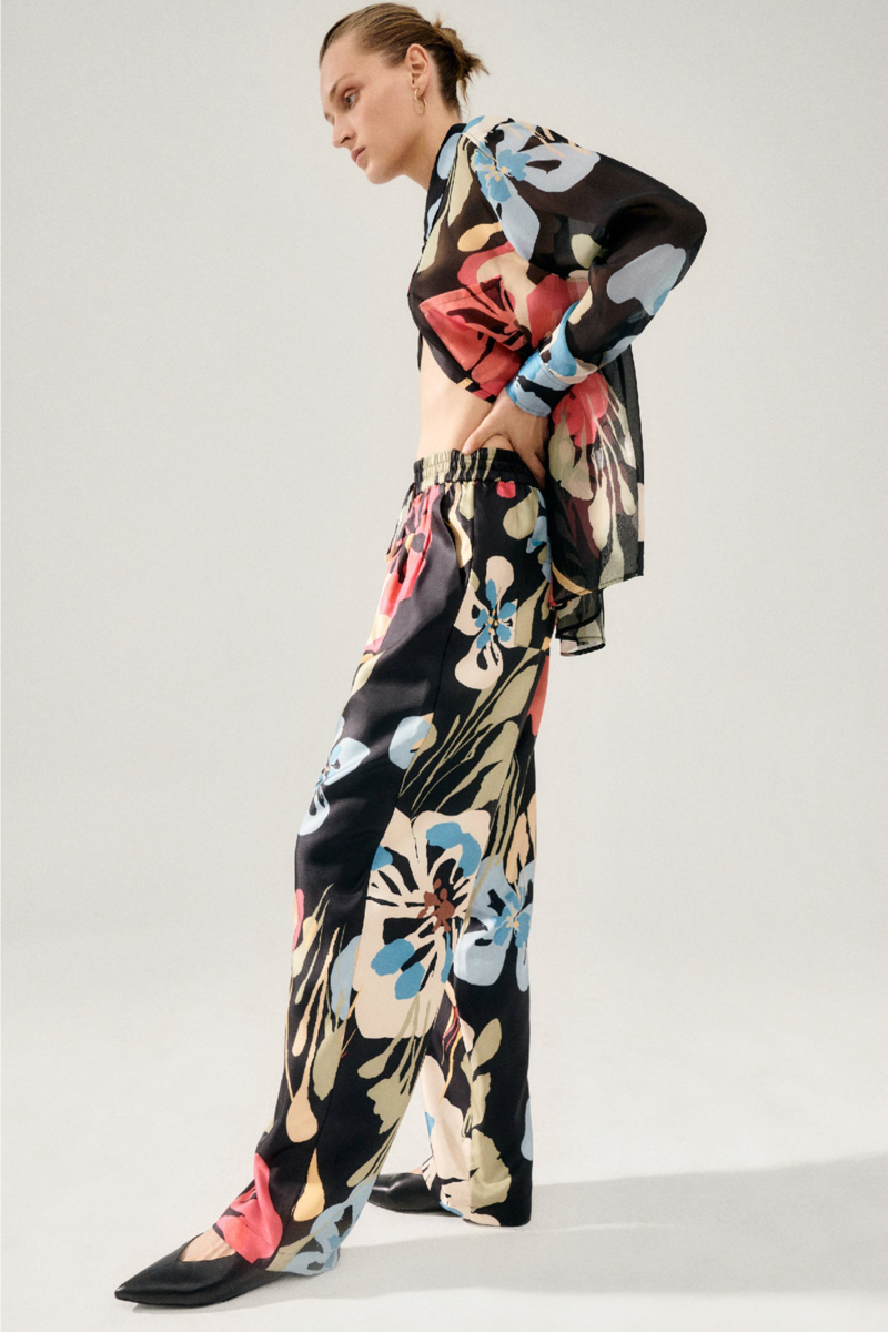 Twill Slouch Pants Slate main image 0