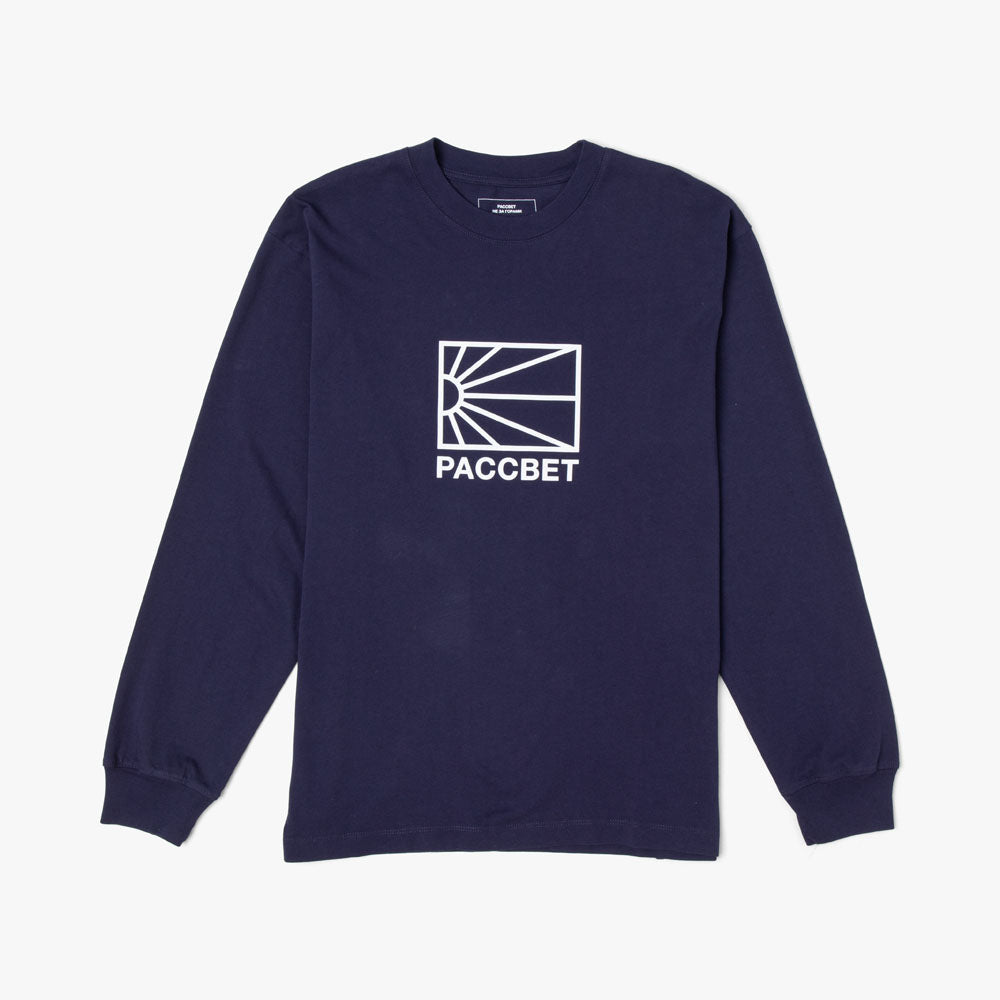Rassvet (PACCBET) Logo Long Sleeve T-shirt - Navy | Garmentory