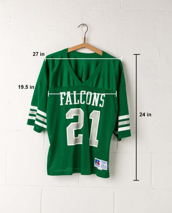 Vintage Russell Athletic Falcons Football Jersey - Green