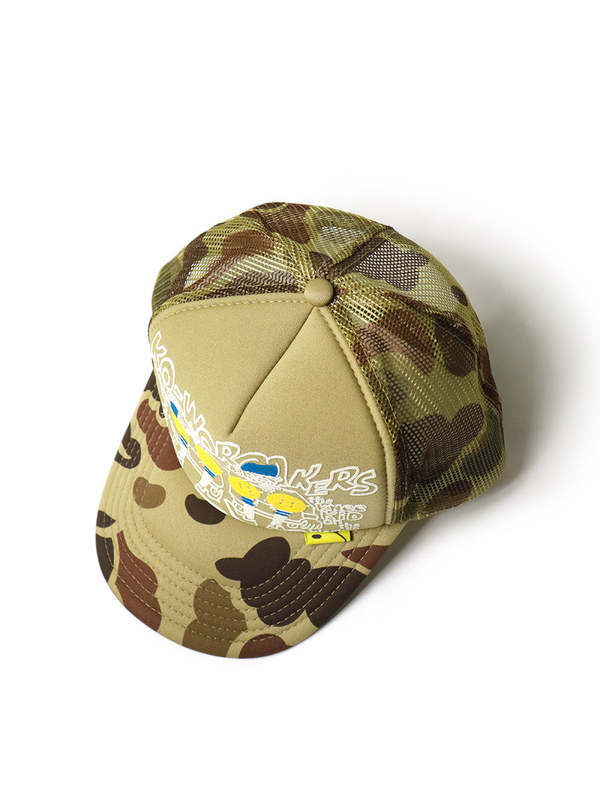 Kapital knee Kid on the block camouflage truck CAP - Yellow