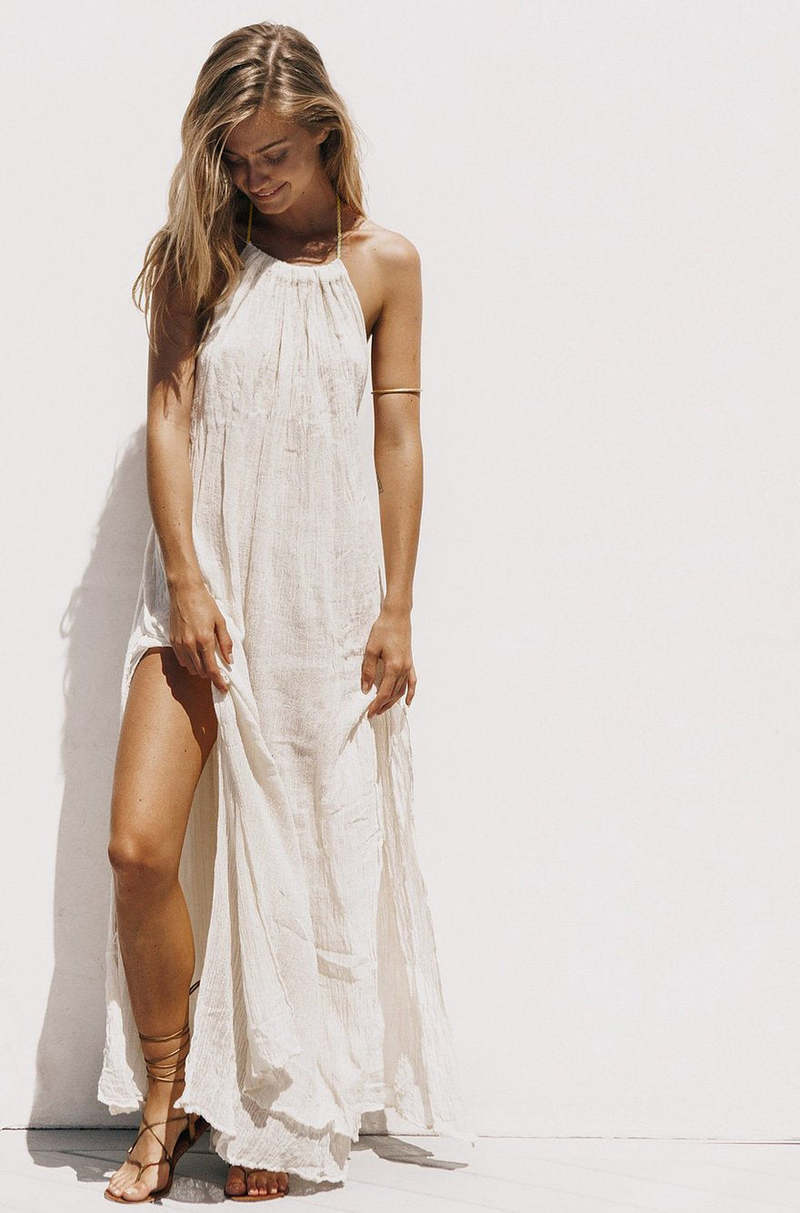 chinese dress ladies Grecian Margarita Maxi Dress Clay / O/S