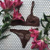 Ownbrown Plunge V Wire Mesh Bra - Yemoya - Thumbnail 2