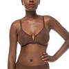 Ownbrown Plunge V Wire Mesh Bra - Yemoya - Thumbnail 1