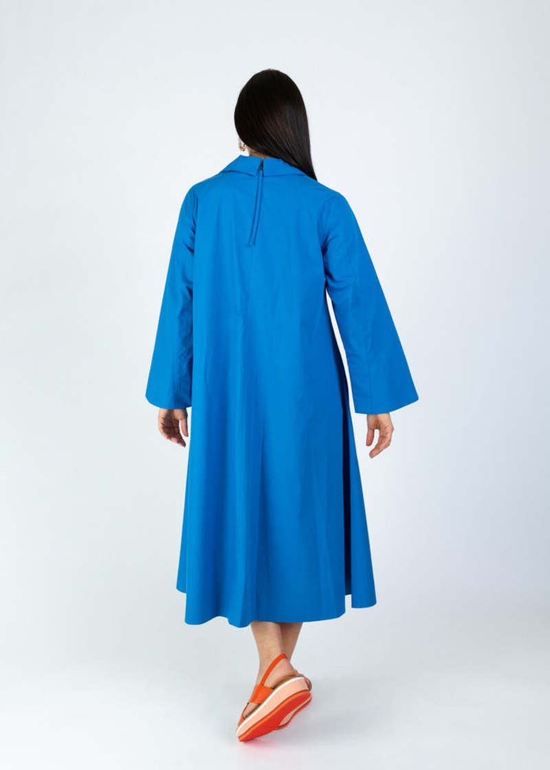 Odeeh Shirt Dress - Caribbean Blue