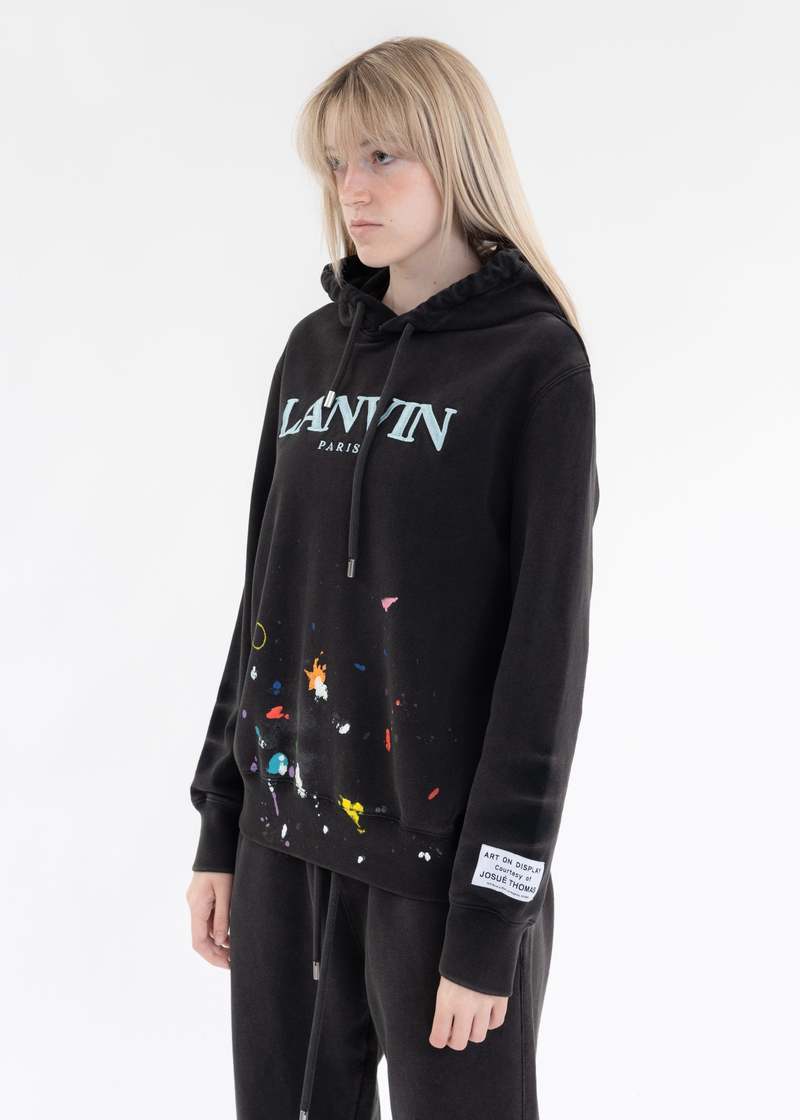 Gallery Dept. x LANVIN(ランバン) 2021SS パーカー Lanvin x Gallery Dept. Logo Hoodie With A Worn Effect And