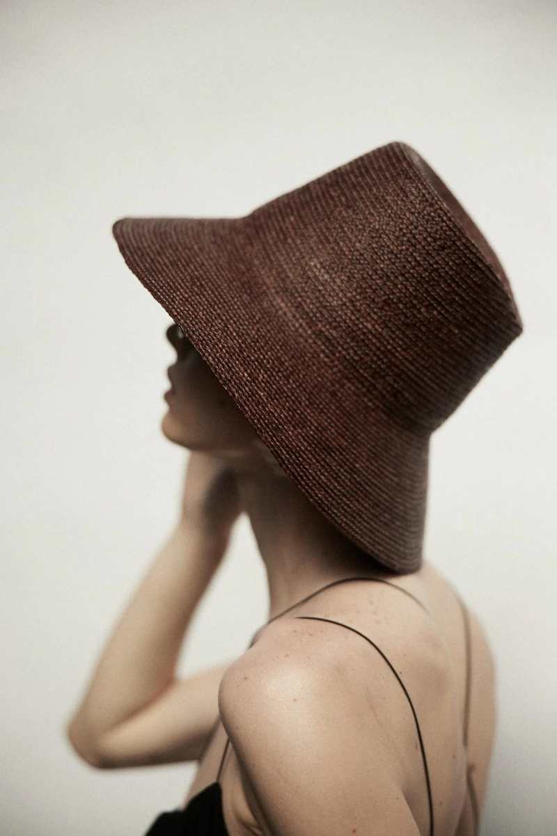 Janessa Leone Wes Hat - Chocolate | Garmentory display picture 1