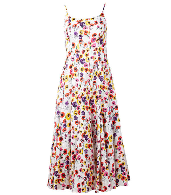 fiona cotton midi dress Fiona Dress—Toffee
