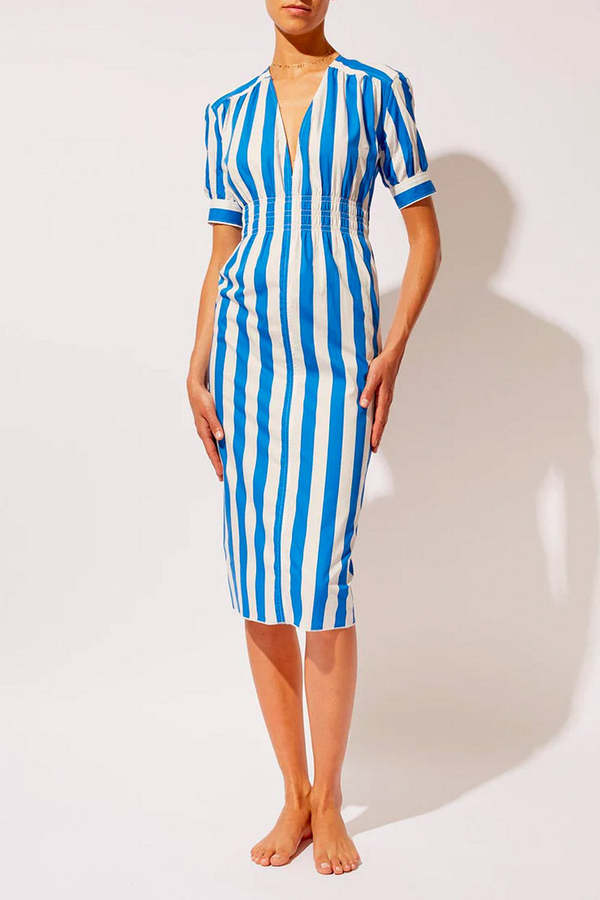 slim fit dress slacks Solid & Striped The Lucerne Dress | Green | Size Xs