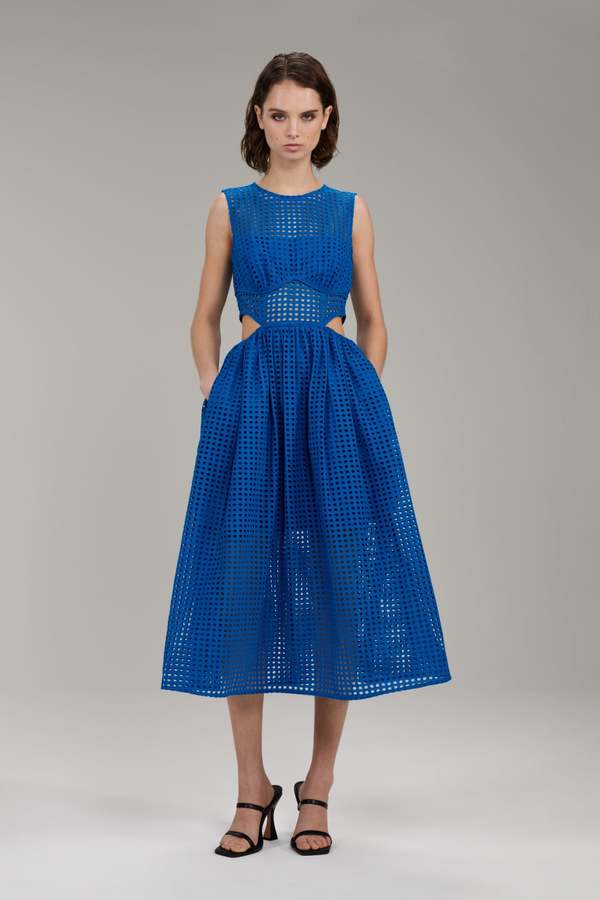 knee length dresses for ladies Women's Ode to The Summer Dress, Blue main image 0