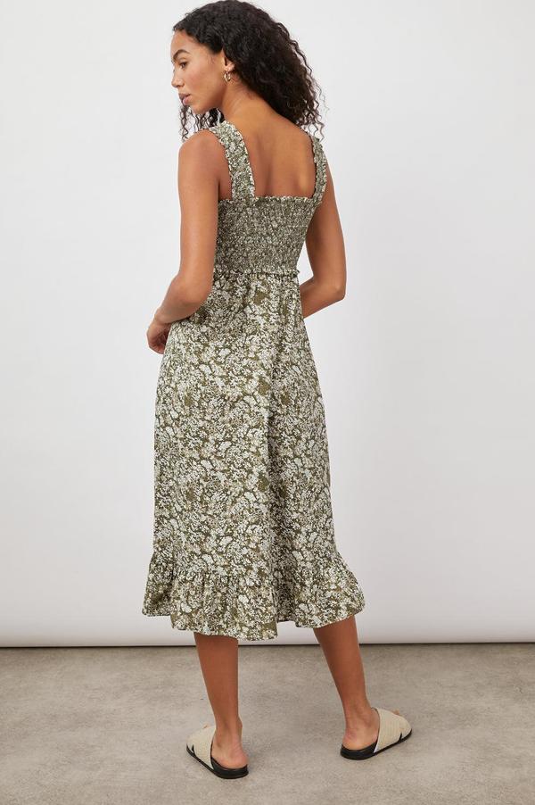 knee length dresses for ladies AFENDS Womens Rumi - Seersucker Midi Dress main image 0