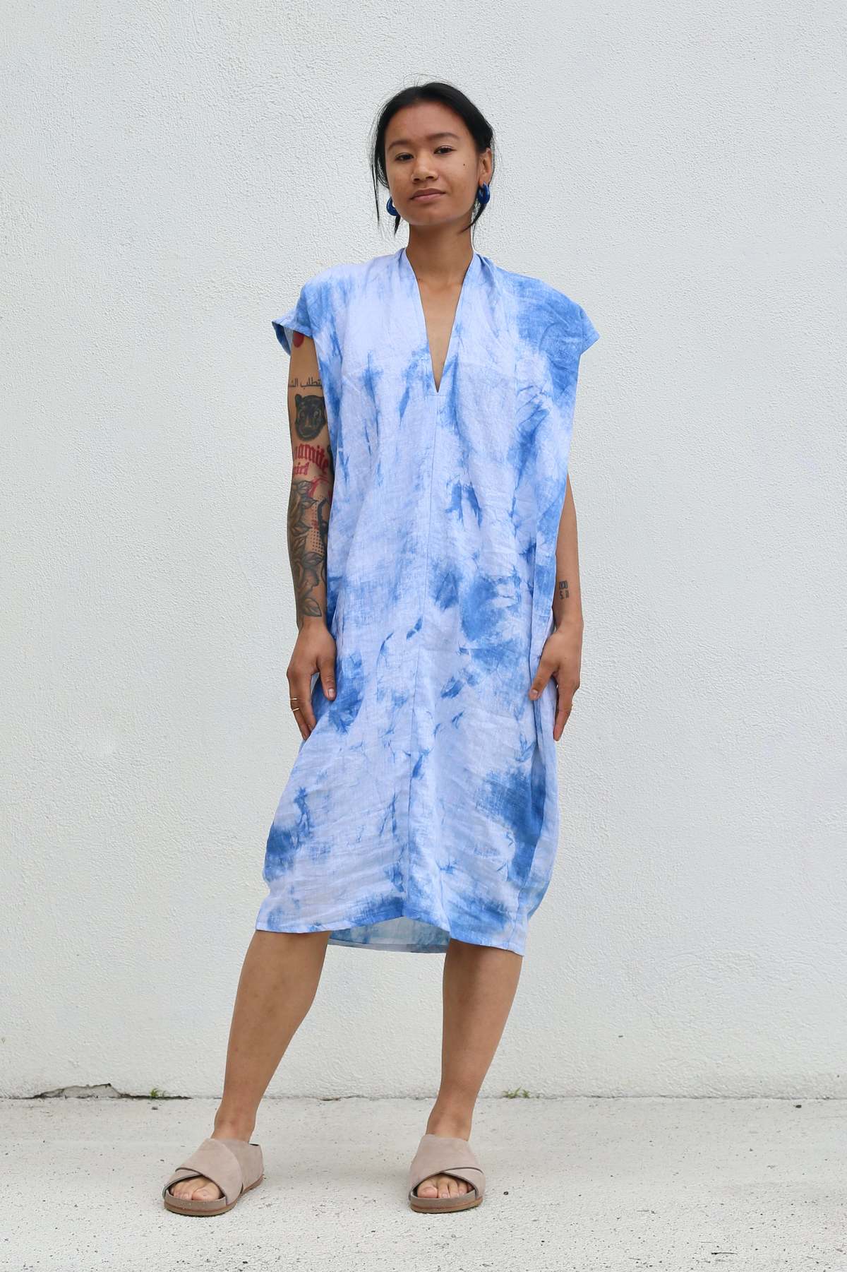 black ric rac linen ellis dress Black Ric Rac Linen Dress – JPosh Apparel main image 1