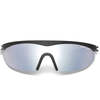 District Vision Koharu Eclipse eyewear - Black/Silver Flash - Thumbnail 1