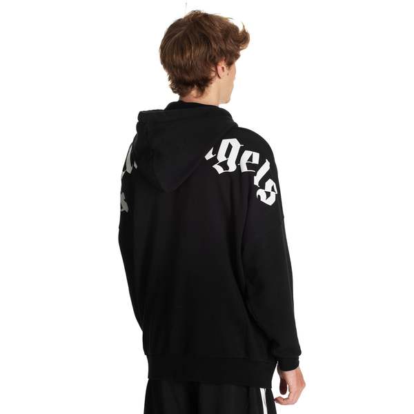 Palm Angels Classic logo hoodie sweater - black | Garmentory