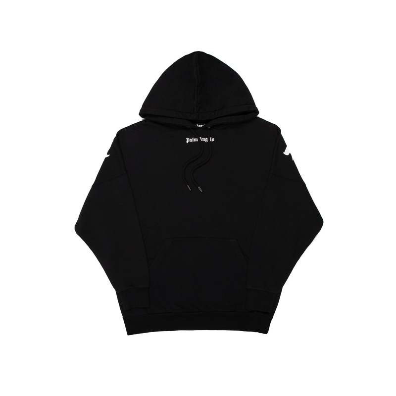 Palm Angels Classic logo hoodie sweater - black | Garmentory