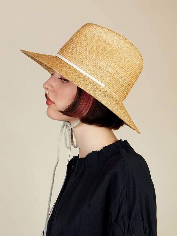 Lola Marseille Hat - Raffia/White | Garmentory display picture 1