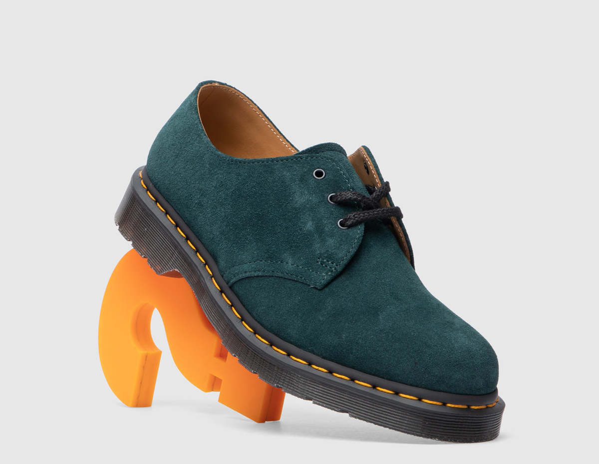 DR MARTENS UNISEX TEAL SHOES WMNS) Dr. Martens 1461  main image 3