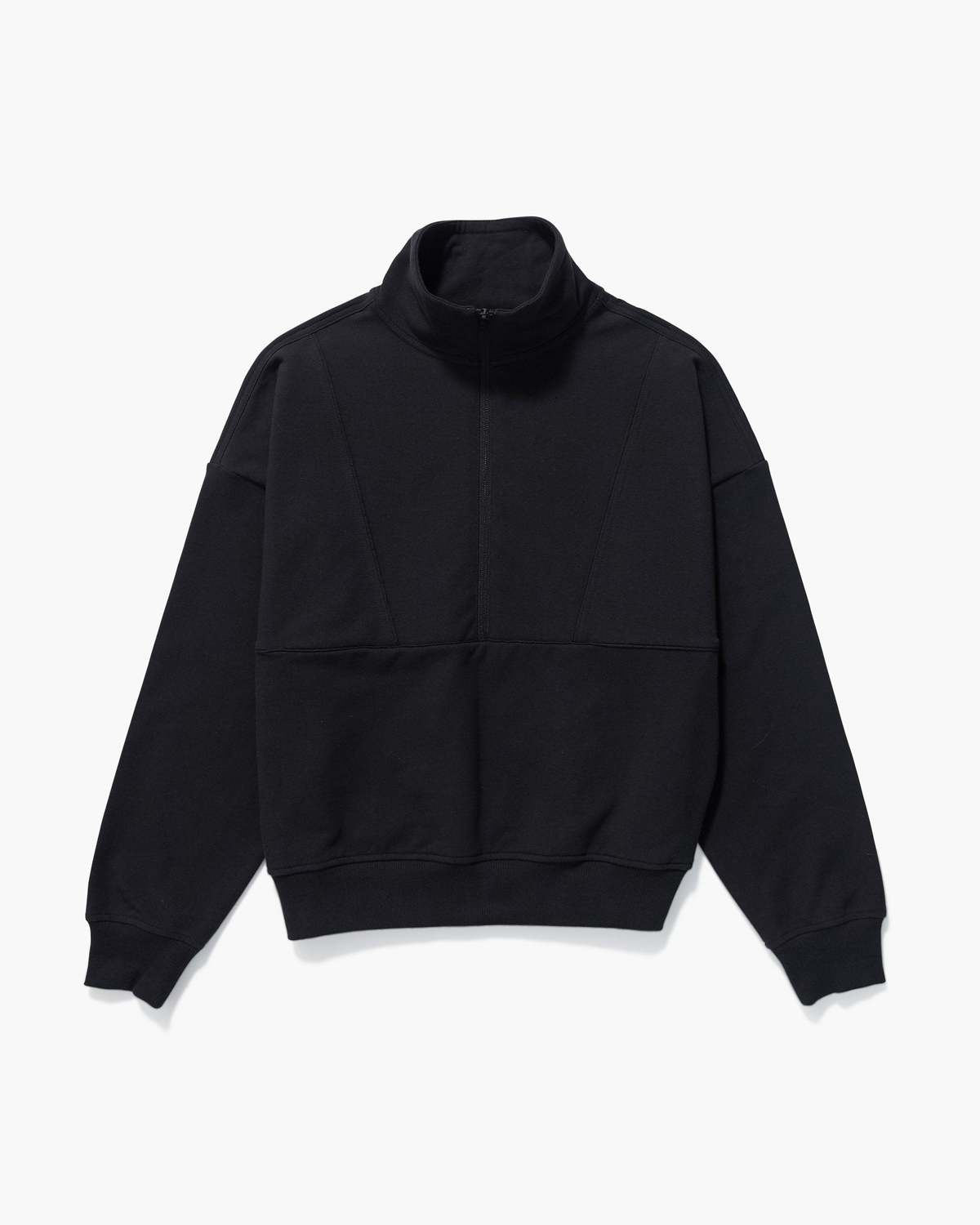 Richer Poorer Womens Stretch Terry Half Zip Pullover - Stretch Limo/Blue Nights - Image 7 of 12