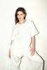 Datura Heavy Linen Astra Top - White - Thumbnail 6