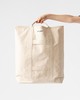 Girls of Dust X Heavy Duty Canvas Big Shopper Bag - Off White - Thumbnail 1