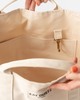 Girls of Dust X Heavy Duty Canvas Big Shopper Bag - Off White - Thumbnail 4