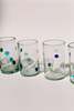 Rare Handblown Set of Spotted Murano Tumblers - Thumbnail 2