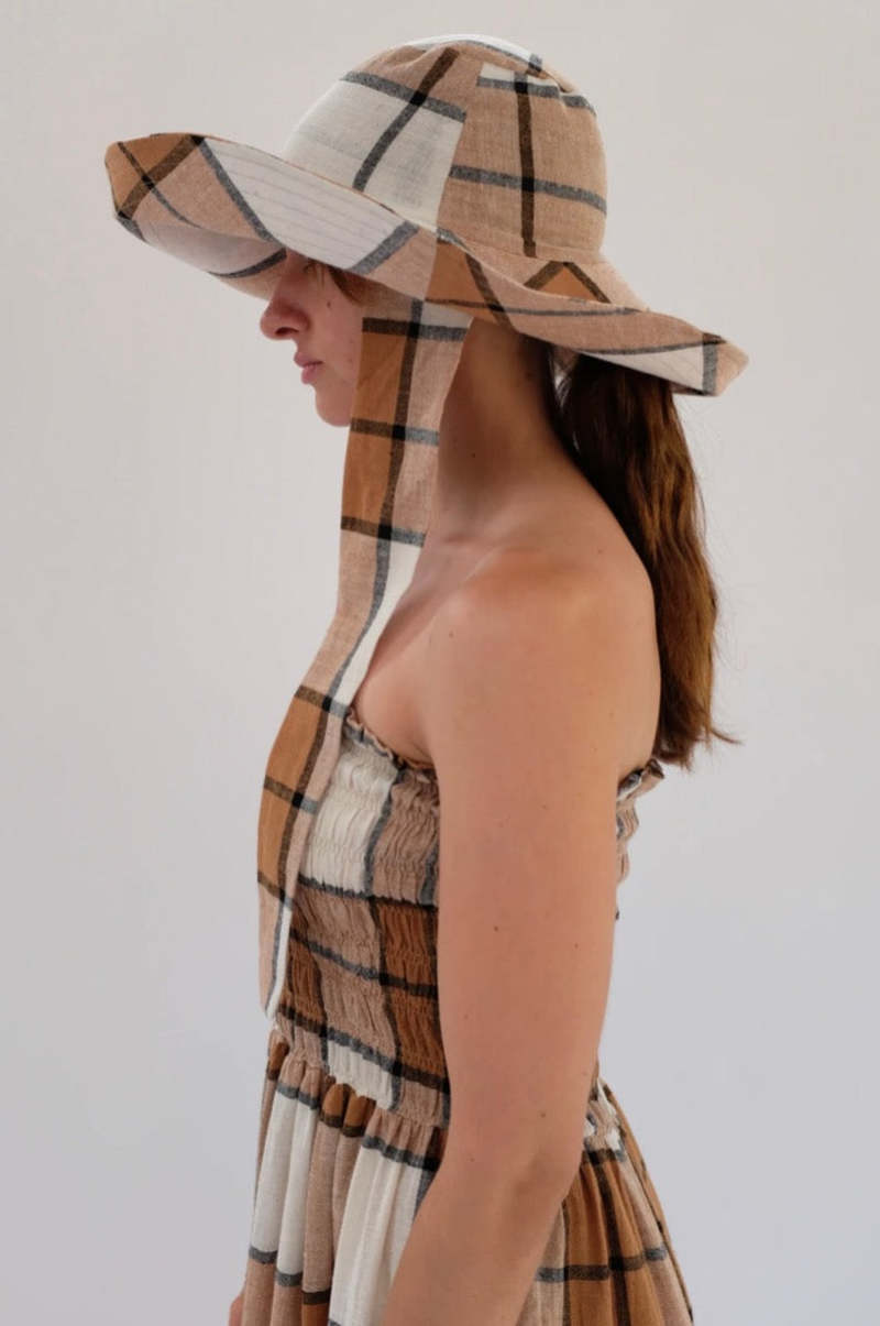 Beklina Tie Hat - Root Beer Float