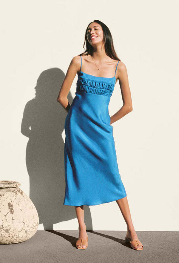 princess polly baby blue dress ciao lucia Nera Dress - Lapis