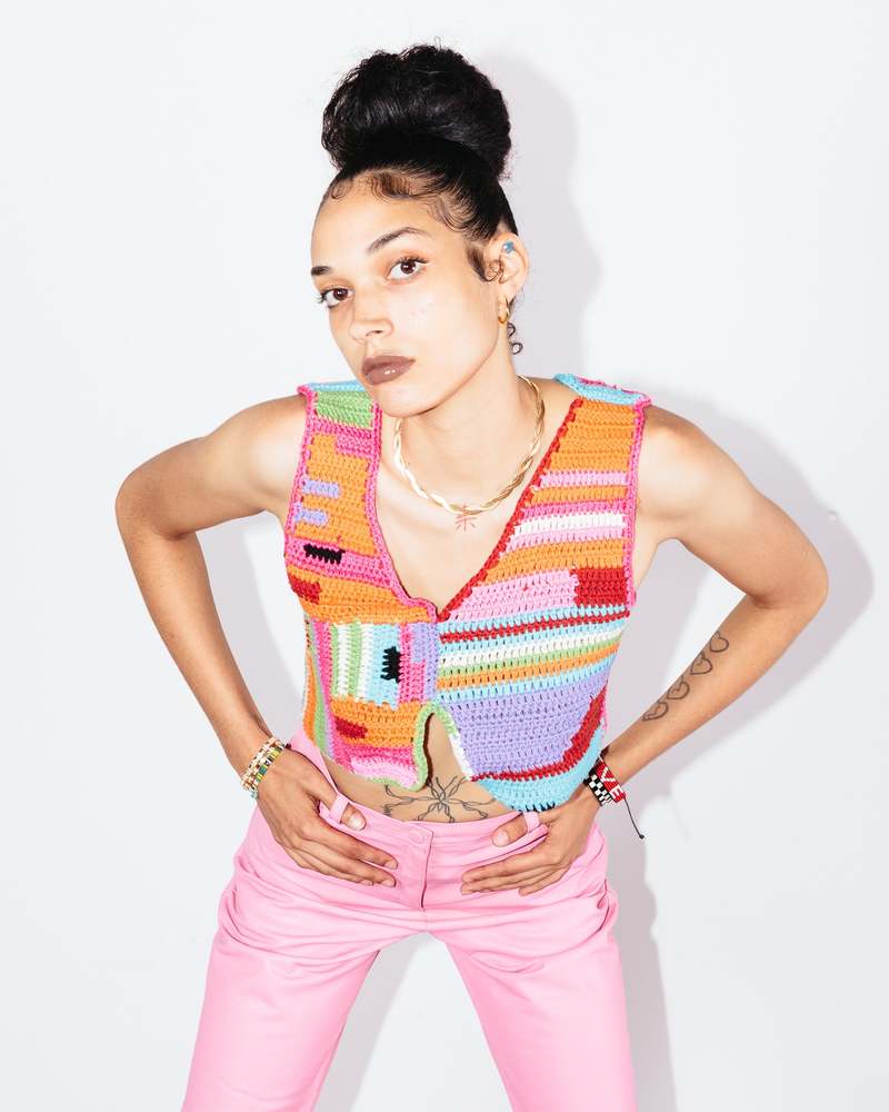 Tach Clothing Vicenta Crochet Top - Multicolor | Garmentory