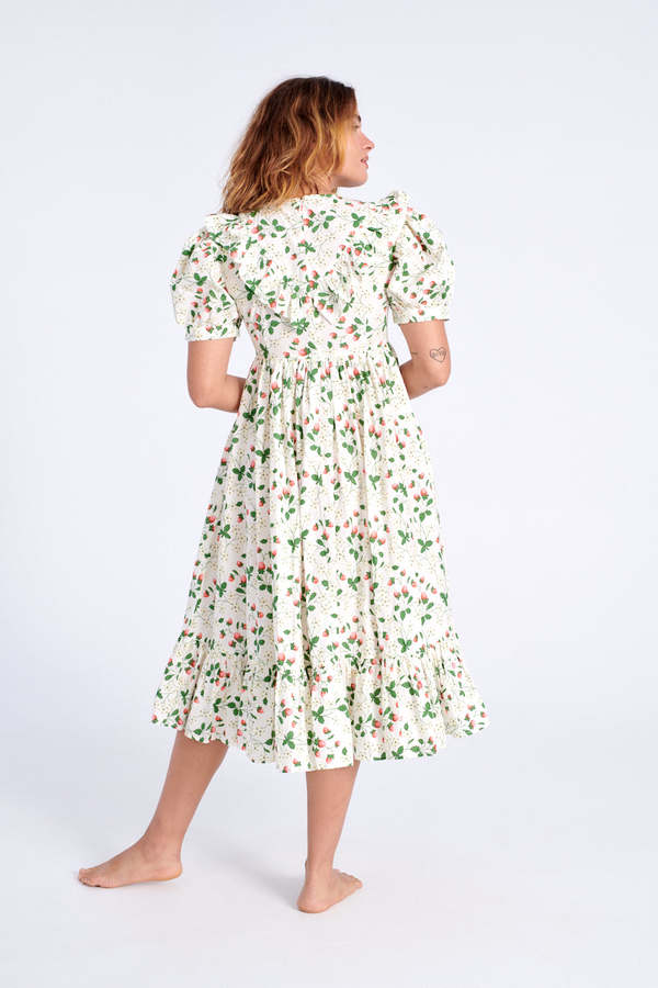 BATSHEVA May Dress - Strawberry Field