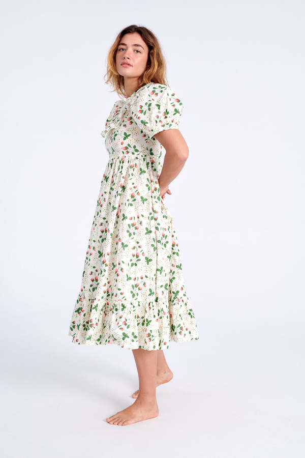 BATSHEVA May Dress - Strawberry Field