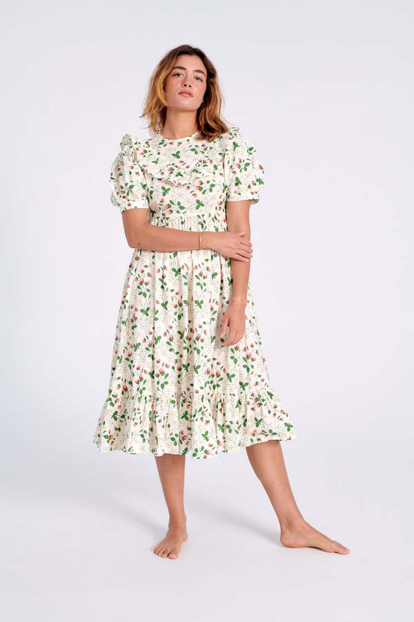 BATSHEVA May Dress - Strawberry Field