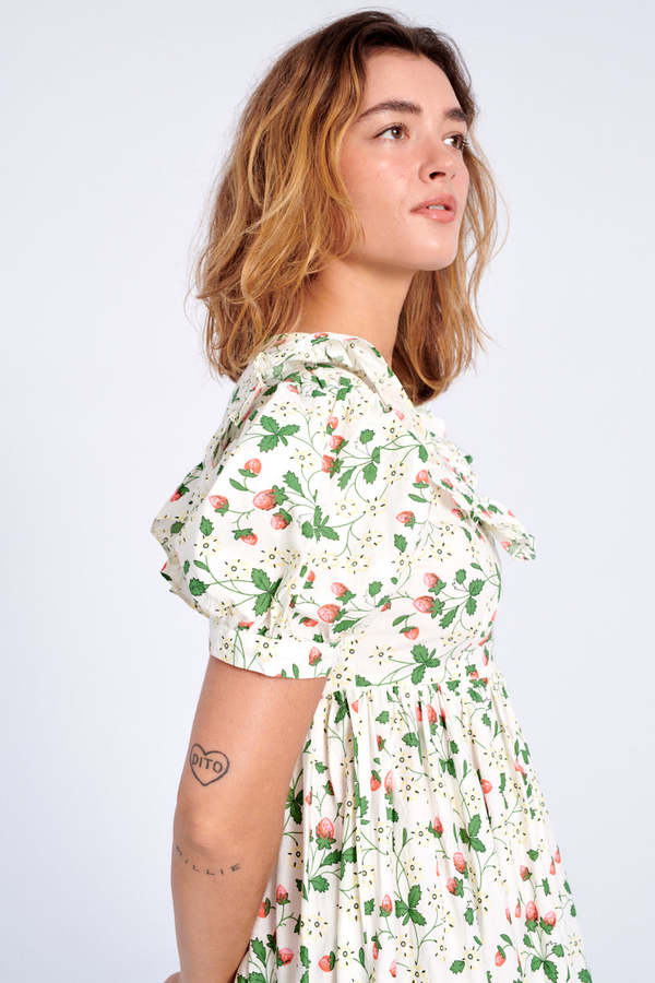 BATSHEVA May Dress - Strawberry Field