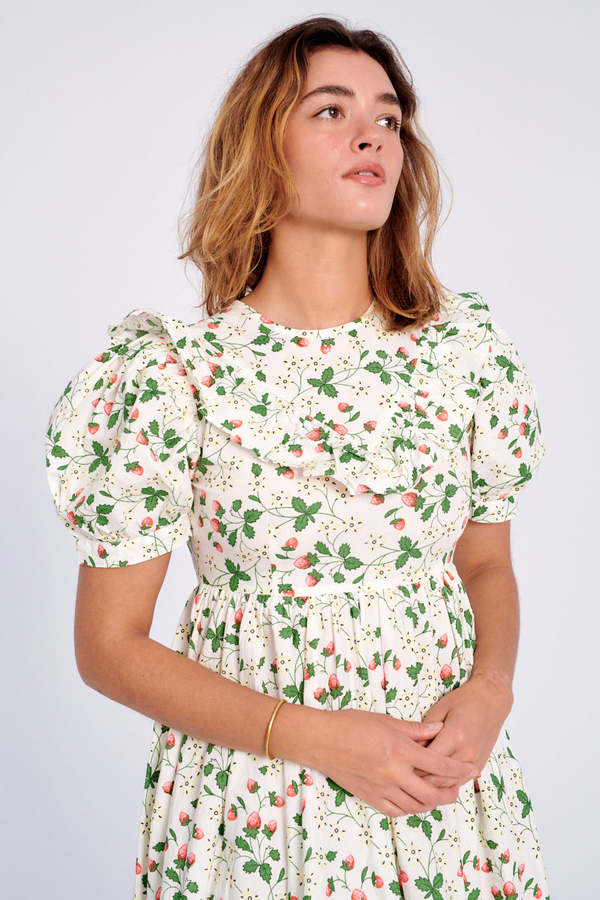 BATSHEVA May Dress - Strawberry Field