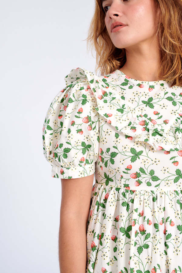 BATSHEVA May Dress - Strawberry Field