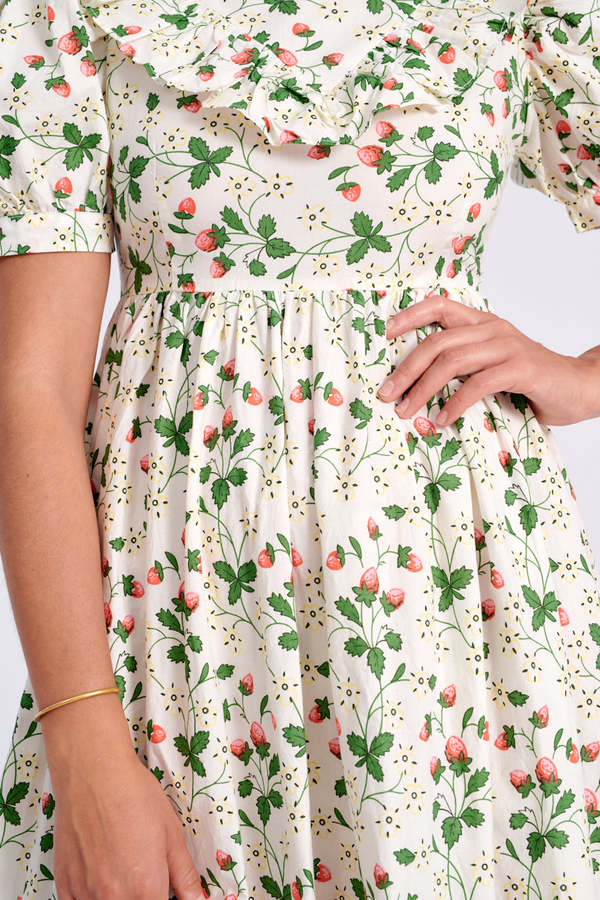 BATSHEVA May Dress - Strawberry Field