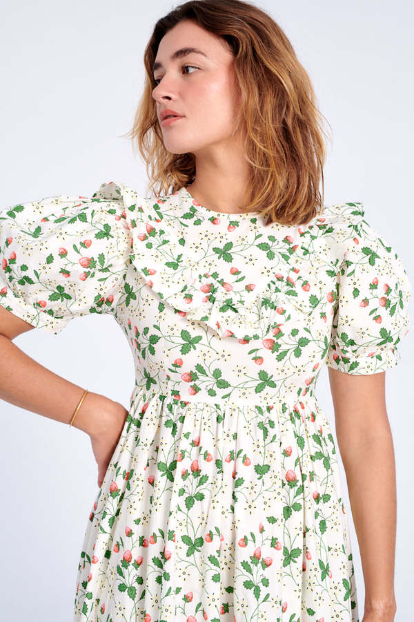 BATSHEVA May Dress - Strawberry Field
