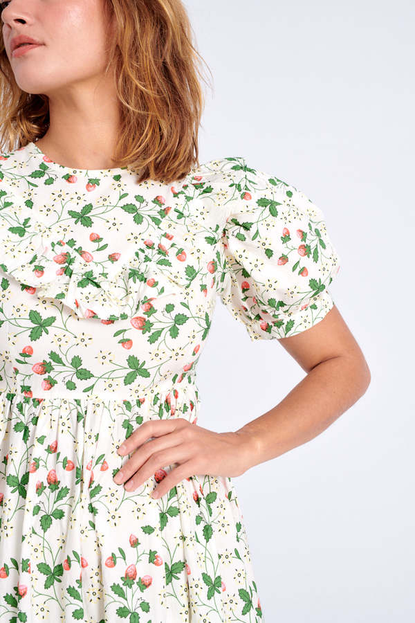 BATSHEVA May Dress - Strawberry Field