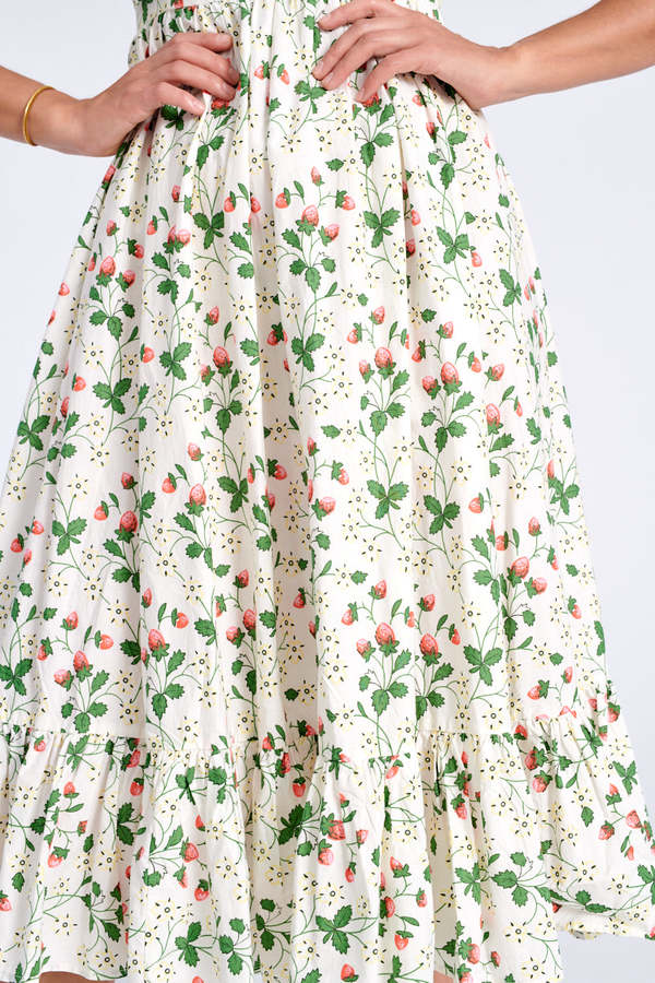 BATSHEVA May Dress - Strawberry Field
