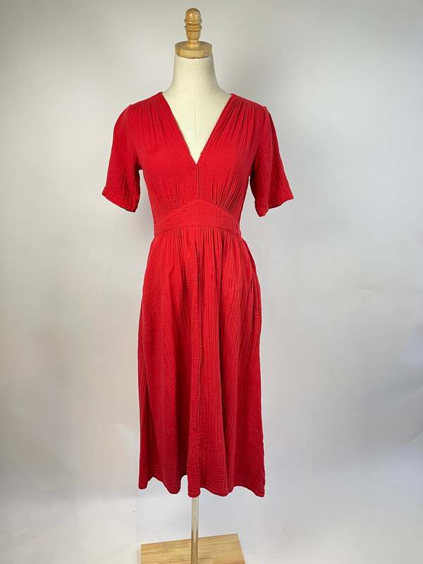knee length dresses for ladies XiRENA Luella Dress in Calico