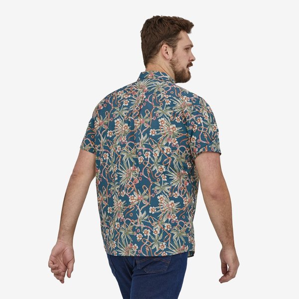 【美品】Patagonia ゴートゥーシャツM Dirt Bags Multi Patagonia Go To Shirt - Dirt Bags Multi/Abalone Blue | Garmentory