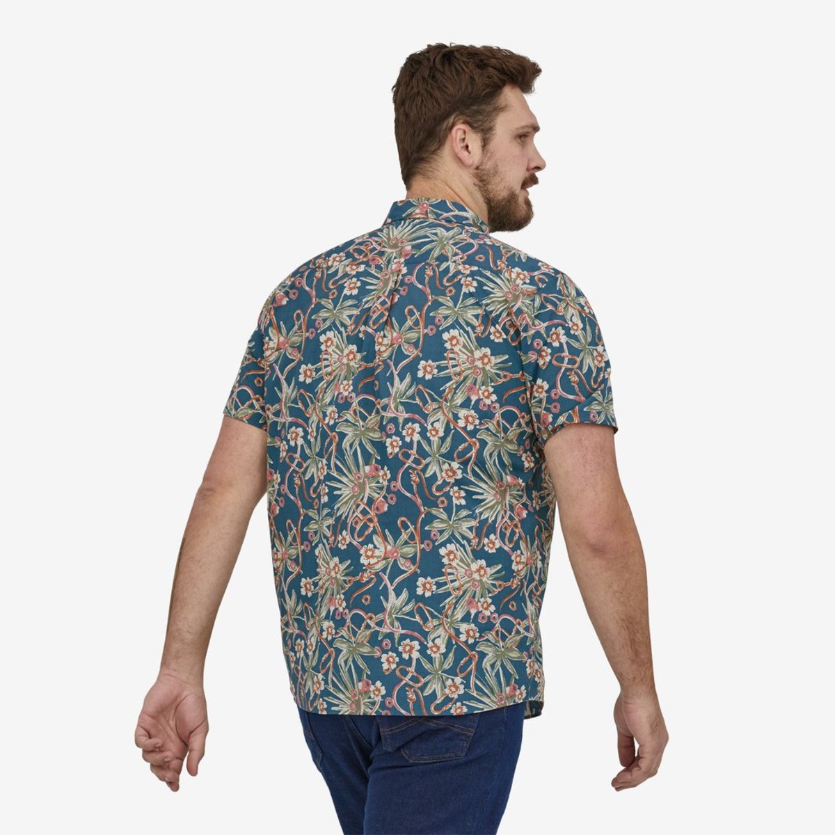 Patagonia Go To Shirt - Dirt Bags Multi/Abalone Blue | Garmentory